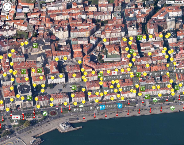 The SmartSantander project uses information relayed by sensor nodes The SmartSantander project